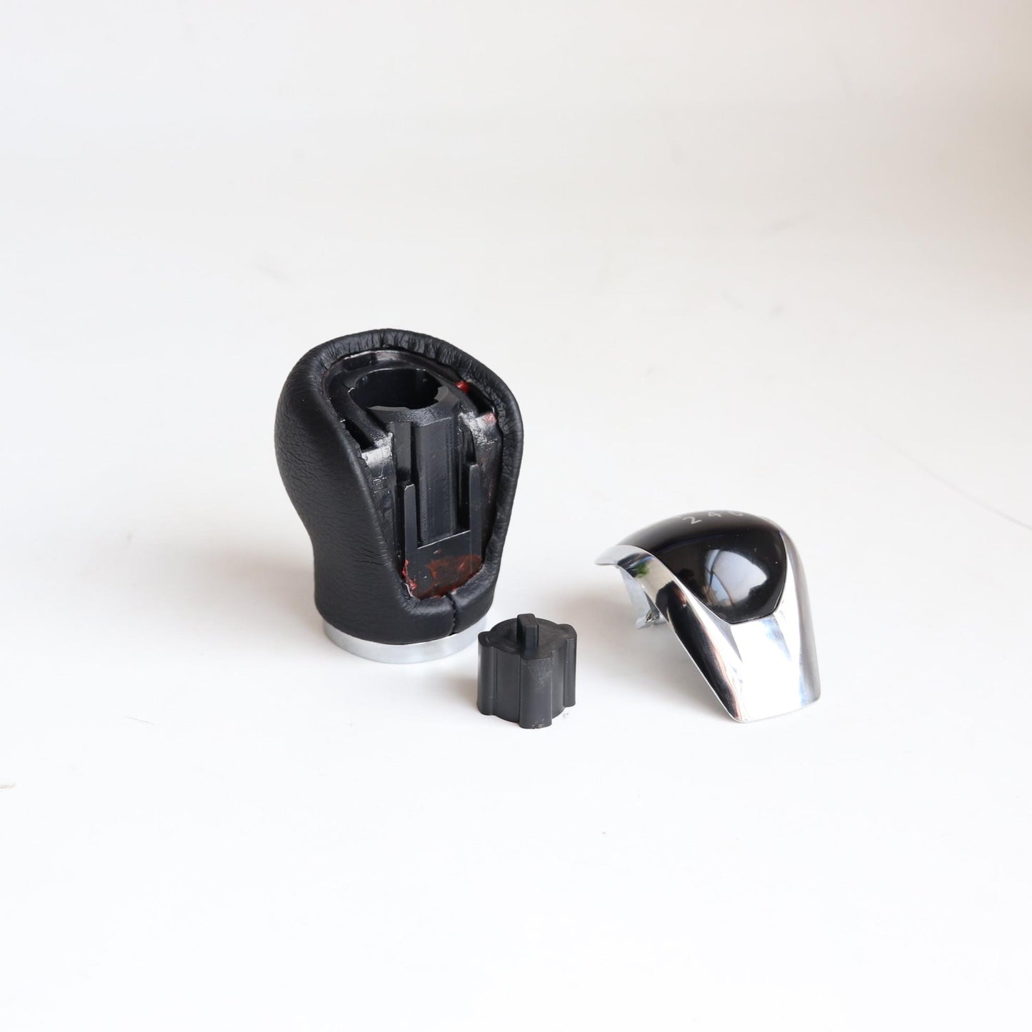 Carbon Fiber Housing Car Interior Dashboard Clock Illuminated Backlight Accessory- v