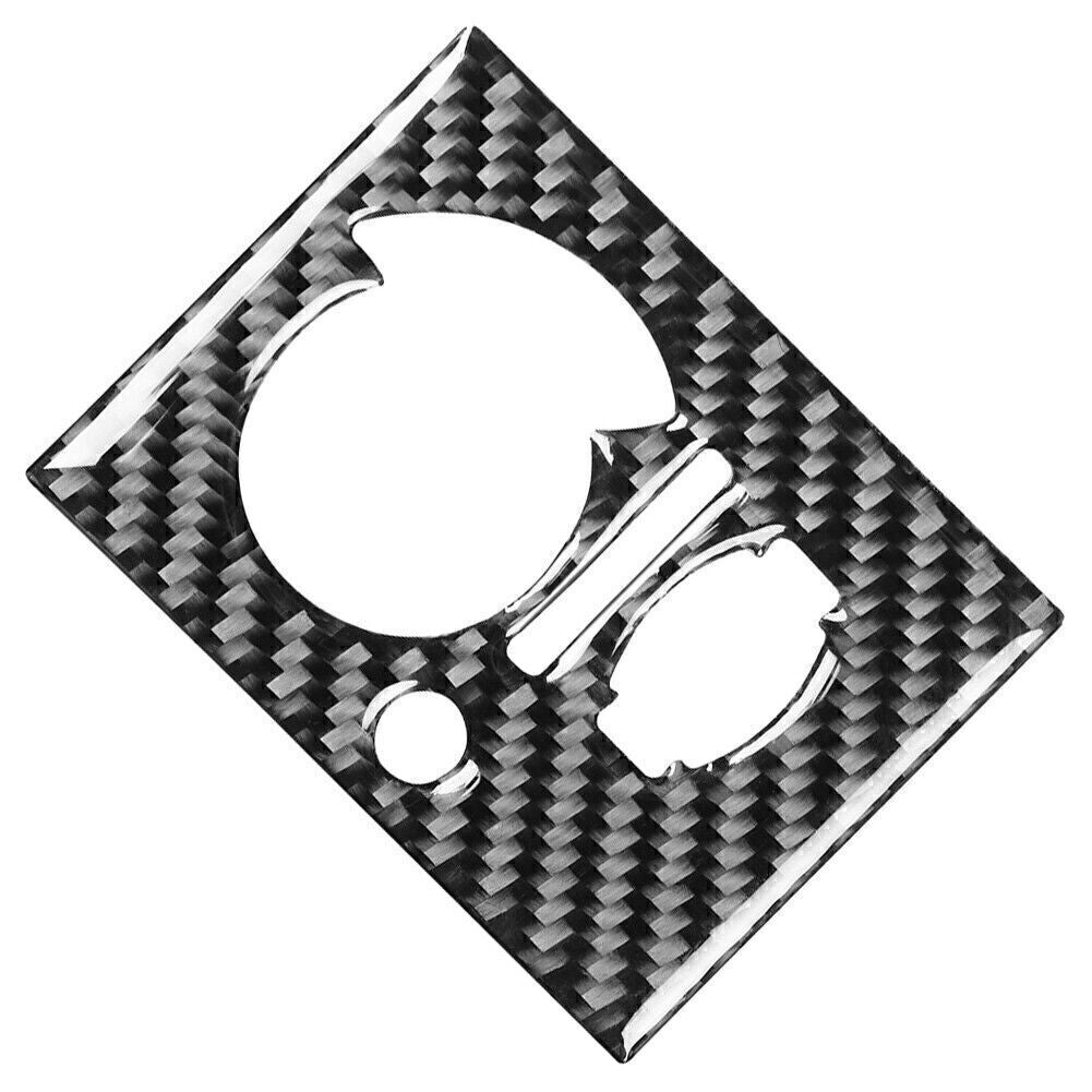 Carbon Fiber Headlight Switch Panel Cover Trim for Dodge for Challenger 2008-2014