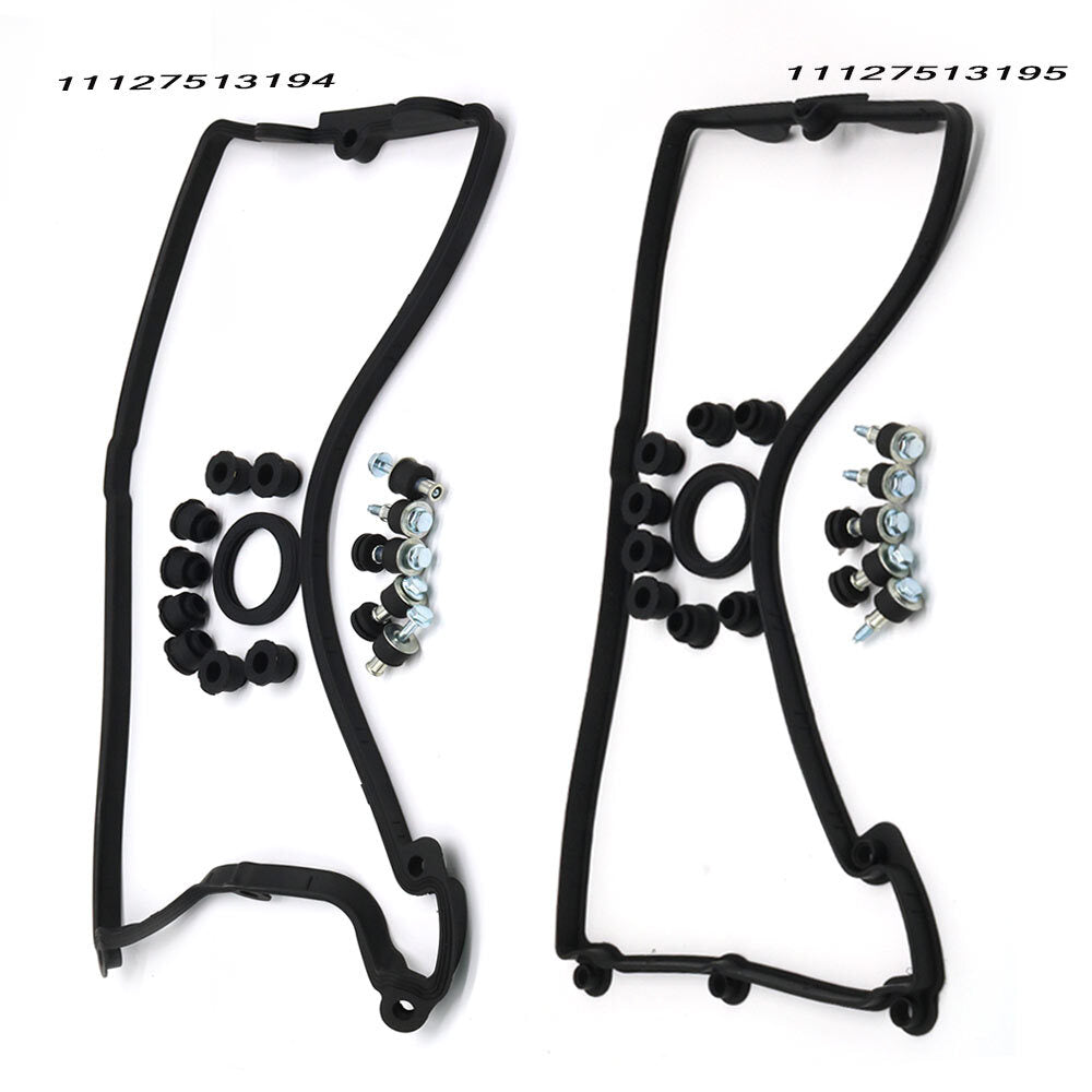 Valve Cover Gaskets w/ Bolts Seals 11127513195 for BMW 545i 645Ci 650i 745i X5