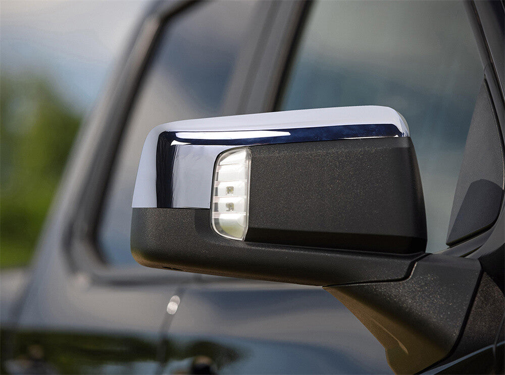for Chevy Silverado / for GMC for SIERRA 1500 2019+ Chrome Side Rearview Mirror Cap Cover