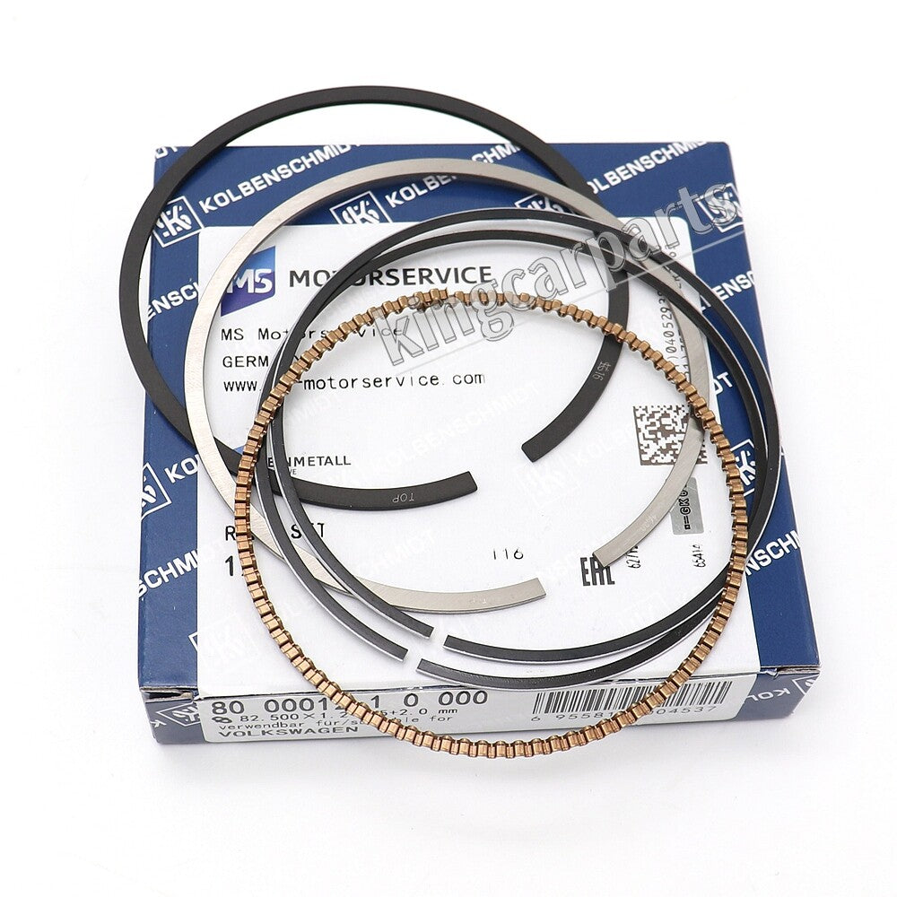 4-Piece KS Piston Ring 82.01mm Kit for Audi A4 for VW GTI 2.0T BPY 06D198151D Upgrade -
