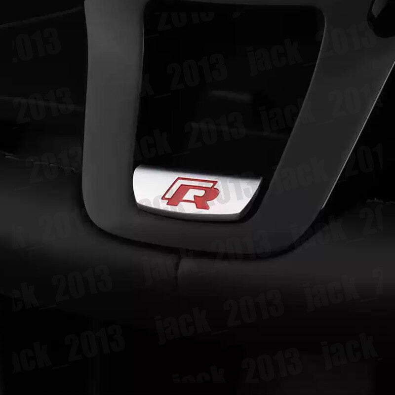 steel R Steering Wheel Sequin Cover Trim for Volkswagen for VW T-ROC 2018-2022