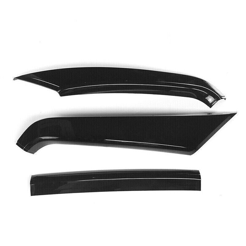 for Nissan Altima 19-22 Gloss Black Look Front Grille Mesh Frame Cover Trim 3PC