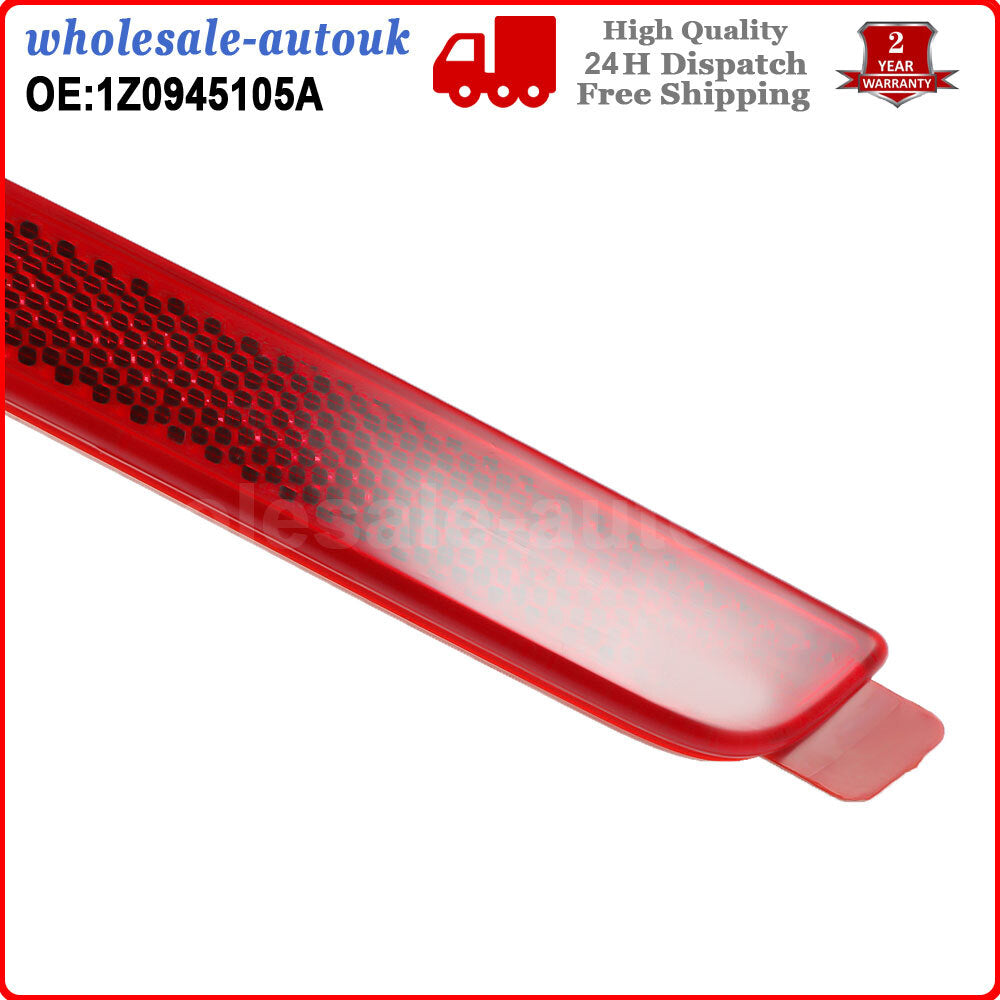 for Skoda Octavia MK2 1Z5 1Z3 Rear Bumper Reflector Cover Red Left 2008-2013
