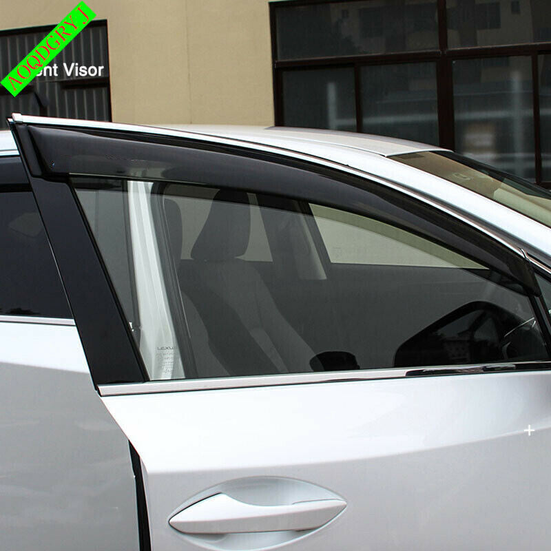 Door Window Visor Vent Shade Sun Rain Guard Trim for Lexus NX300h 200t 2014-2020