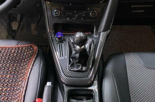 1X Gear Shift Panel Trim Central Console Carbon Fiber Style for Ford Focus 15-18