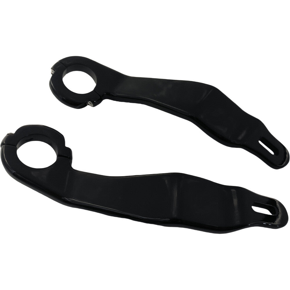 Black Fairing Support Bracket Clamps Fit for Harley Road Glide ST FLHXST 22-23