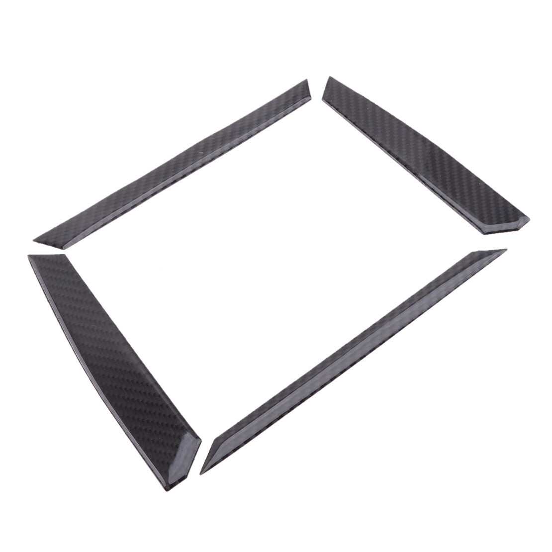 Carbon Fiber Navigation Panel Cover Trim fit for for Jeep Grand Cherokee 2014-2018 v