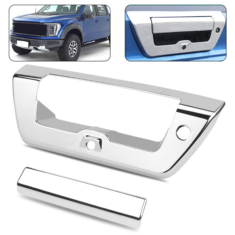 Tailgate Door Handle Cover Trim Decor Bezel for Ford F-150 2015-2020