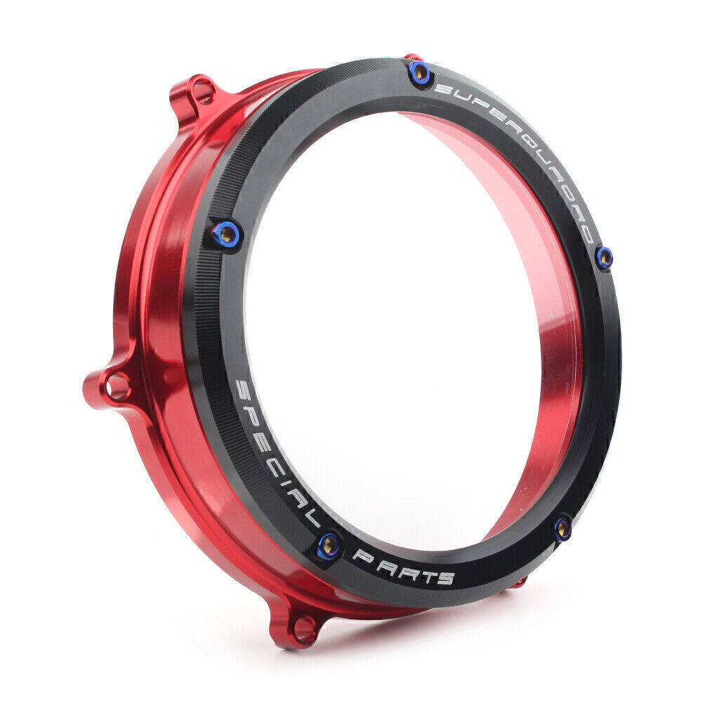 Clutch Cover Protector Guard Red for Ducati Panigale 1199 1299 959 R S 2012-2020