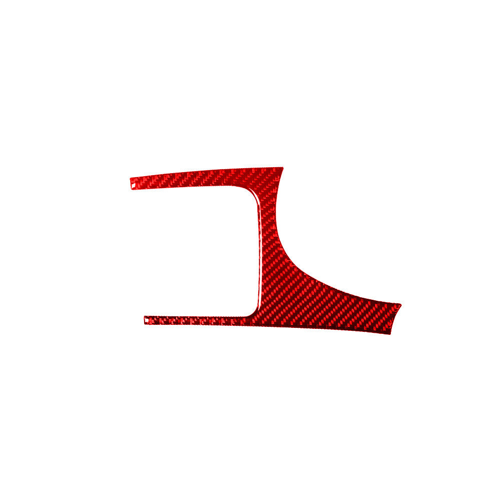Red Carbon Fiber Ccenter Console Cover Trim for Subaru Forester 2009-2013 Type A v