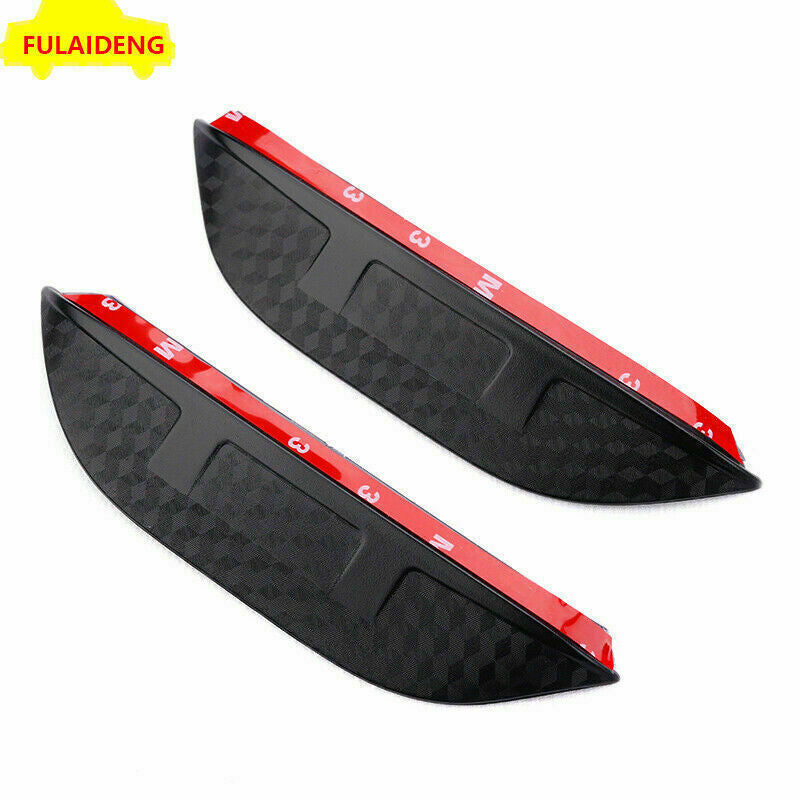 for Nissan Kicks 2017-2021 Carbon Fiber Look Rearview Mirror Rain Eyebrow Trim