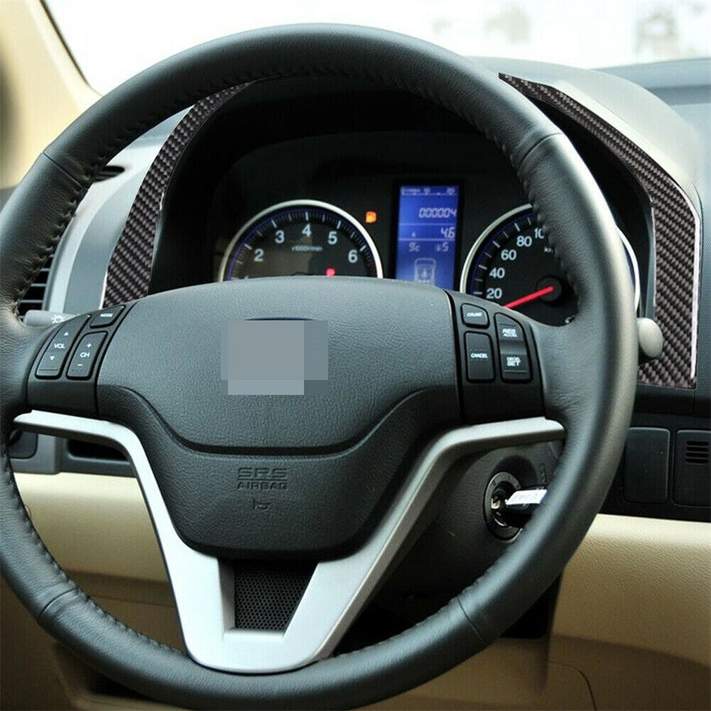 Soft Carbon Fiber Interior Dashboard Panel Trim Fit for Honda CR-V CRV 2007-2011