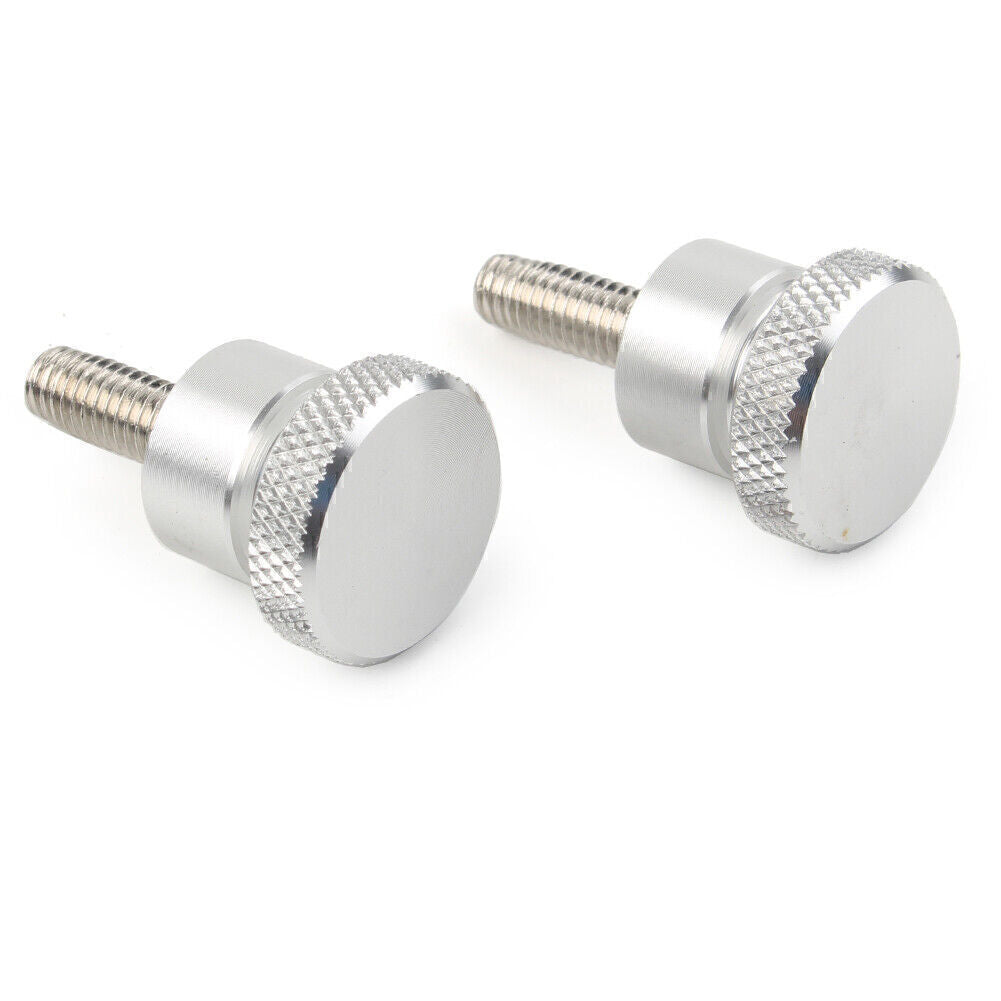 2x Tool for Seat Bolt Short Screw For Scrambler 865 06-15 Thruxton 865 04-15 Silver Q