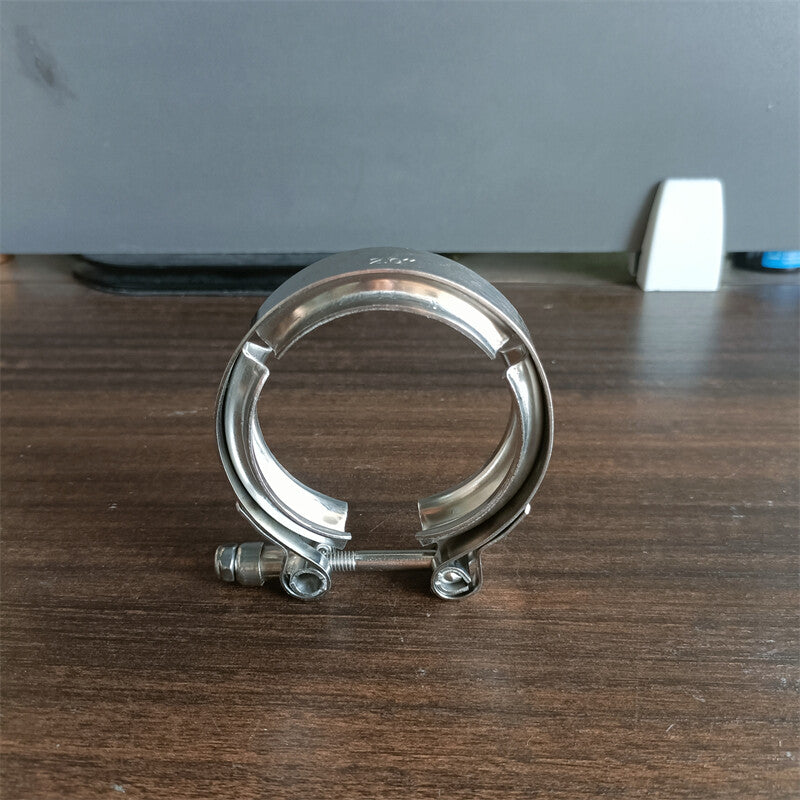 2.25 V-Band Clamp Stainless Steel for Muffler Turbo Exhaust Downpipe Universal