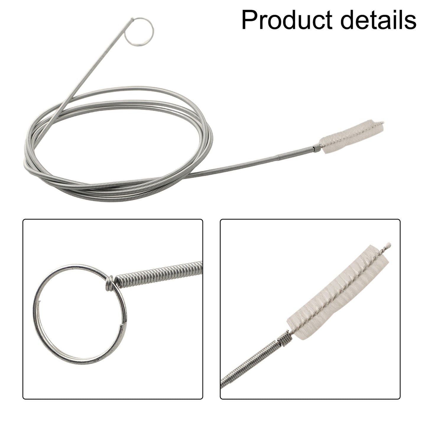 1x Flexible Car Drain Dredge Sunroof Cleaning Scrub Brush-Tool Accessories 150CM