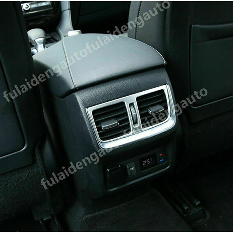 for Infiniti QX50 19-23 Silver Inner Armrest Box Rear Air Outlet Vent Frame Trim