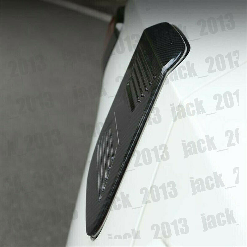 Carbon Fiber Stye Fuel Gas Tank Cap Cover Trim for Nissan Sentra Sylphy 2020-24