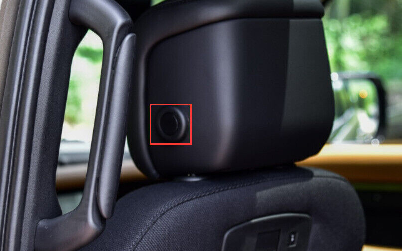 for Defender 110 2020-2022 DX Carbon Fiber for Seat Headrest Button Ring Cover Trim
