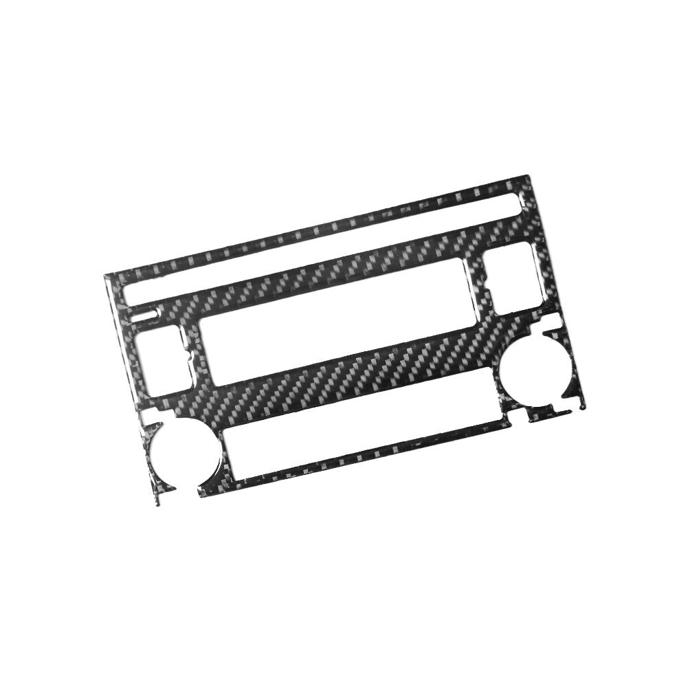 Carbon Fiber Radio With CD Player Type B Cover Trim for Hyundai Azera 2006-2011