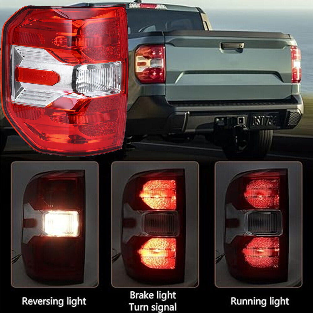 Pair Left Right Halogen Tail Light Brake Lamp For 22-2024 for Ford Maverick XL XLT
