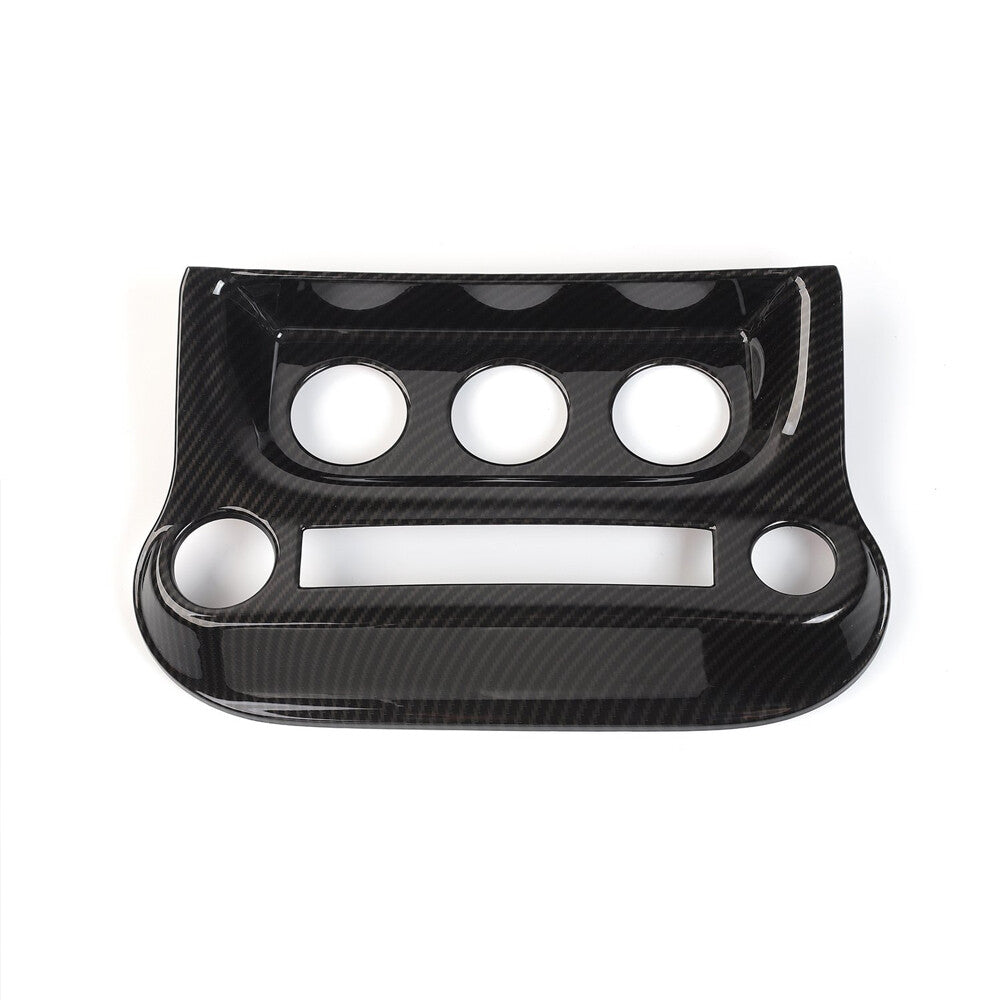 for Jeep for Wrangler JK 2011+ Air Conditioning Switch Panel Cover Trim Carbon Fibre