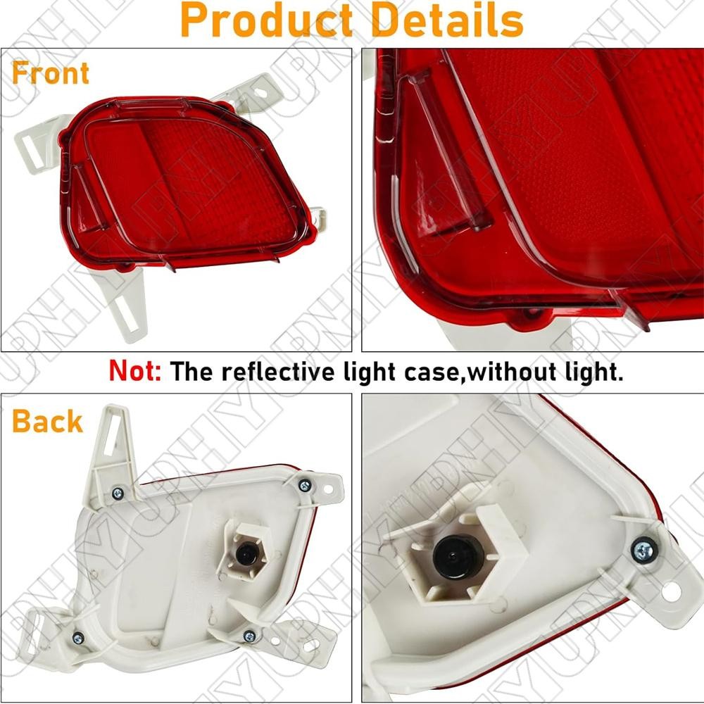 1× LH Left Side Rear Bumper Reflector 814900E020 for Toyota Highlander 2014-2019 Q