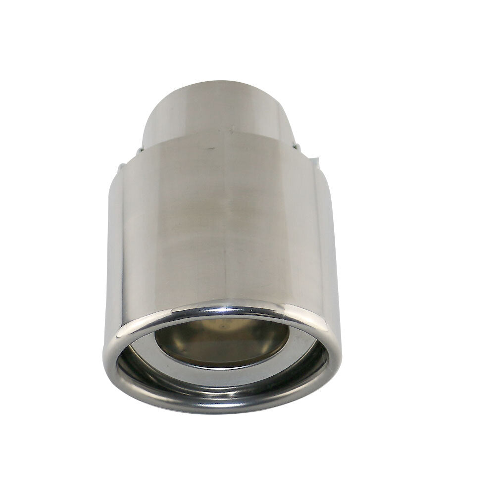 2.5'' ID 8567mm OD Universal Exhaust Tip Slant Single Tip Sliver