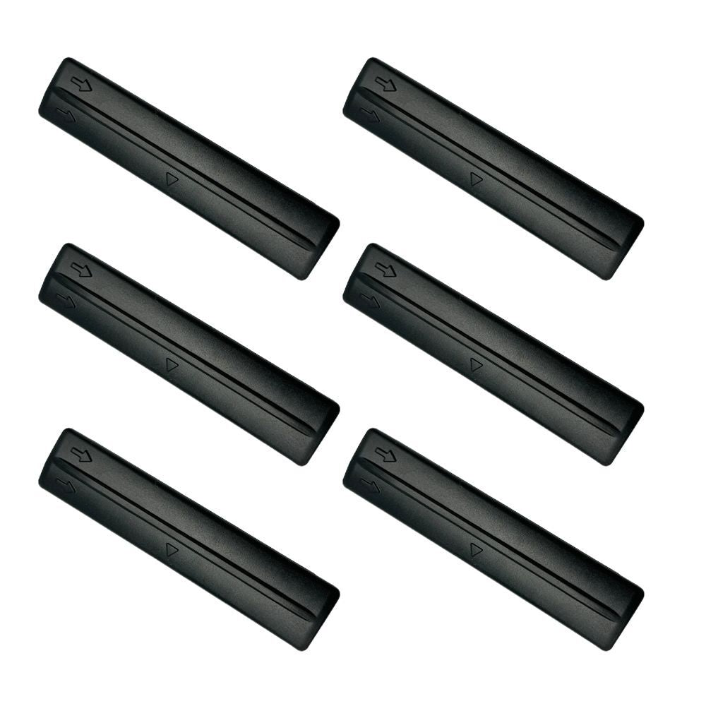 6Pcs Roof Drip Rack Removal Kit Cover Clips Black Fit For 2006-18 RAV4 for 4Runner Q