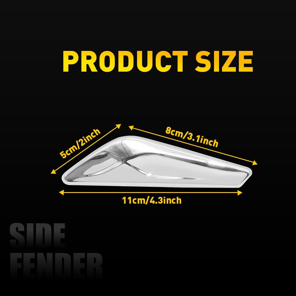 White Passenger Side LED Fender Side Marker Light Turn Signal for X3 F25 X5- v
