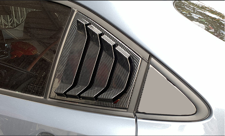 for Toyota for Corolla Sedan 2019-2022 Carbon Side Window Louver Shutter Cover Trim
