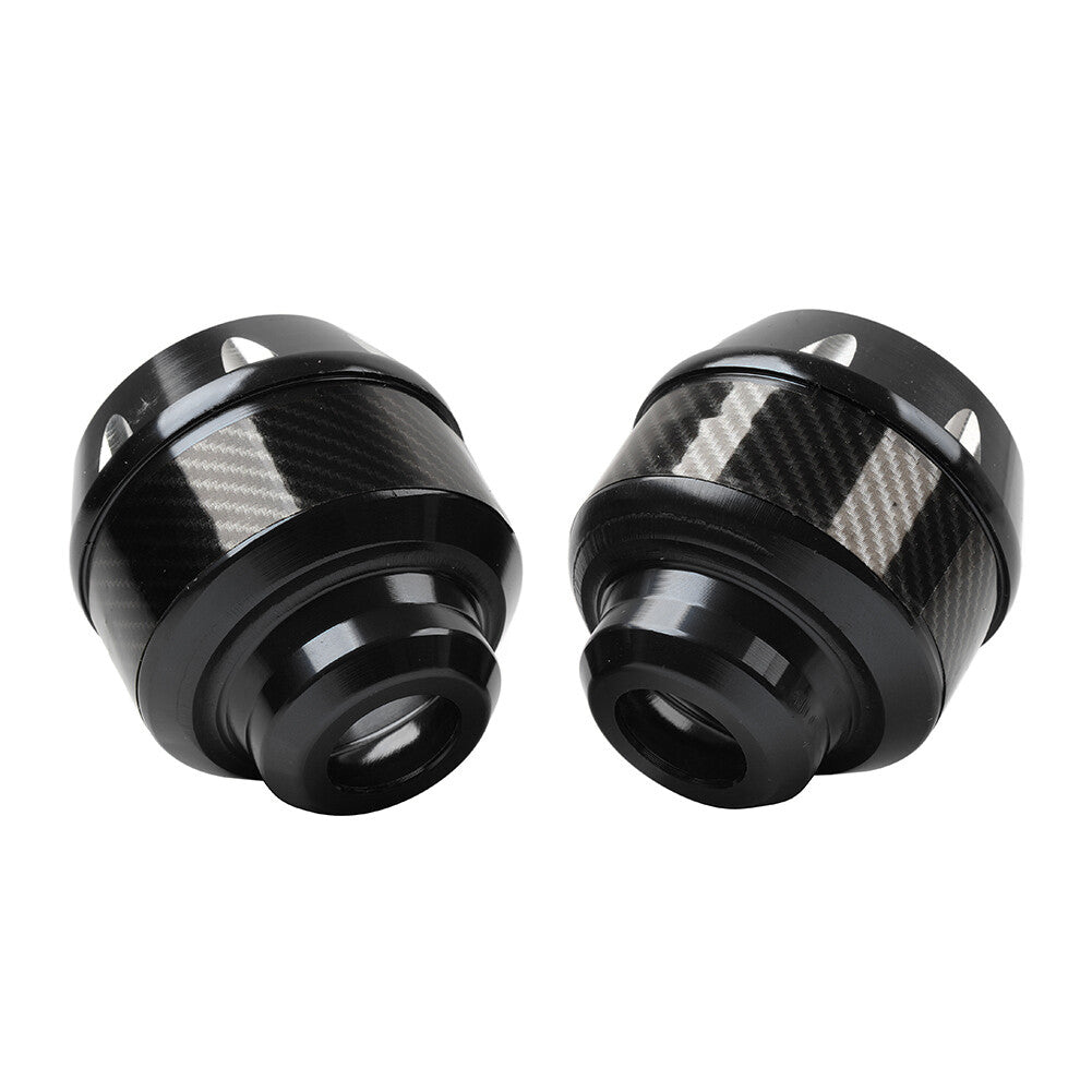 Front Fork Frame Sliders Crash Protection Engine Collision Protector Aluminum BK