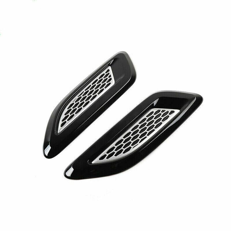 2P Glossy Black Engine Hood Moulding Sticker Trim for Jeep for Wrangler JK 2007-2017