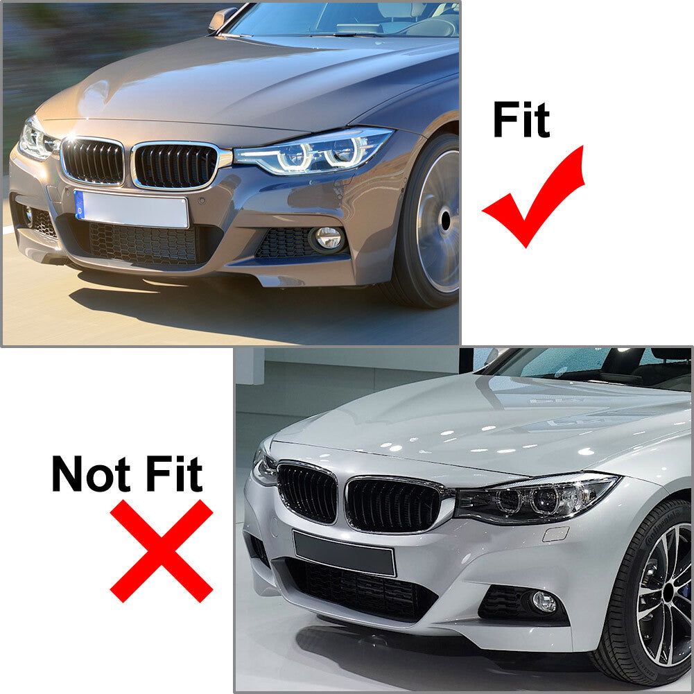 Front Bumper Lip Corner Splitterfor BMW 3-Series F30 F312012-2018 2013 14