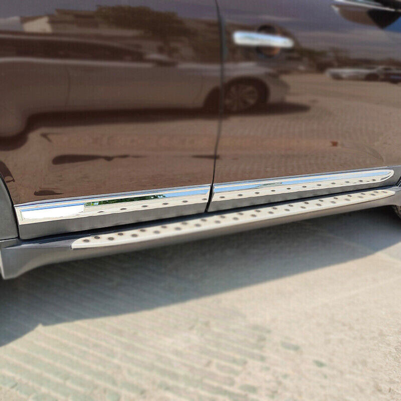for Kia Sorento 2009-2015 Chrome ABS Side Door Body Guard Molding Cover Trim 4x