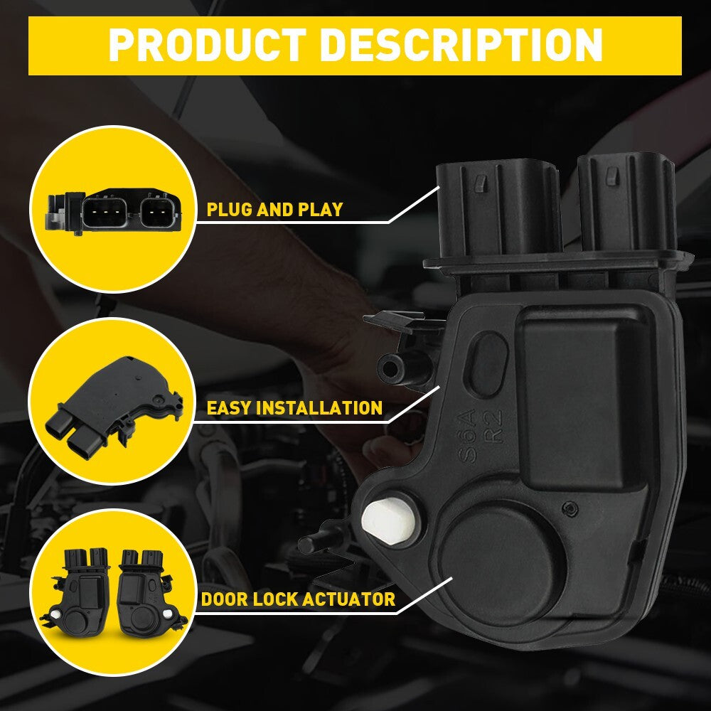 Fit for Honda Accord for Civic CRV for Acura RSX Pair Left Right Power Door Lock Actuators
