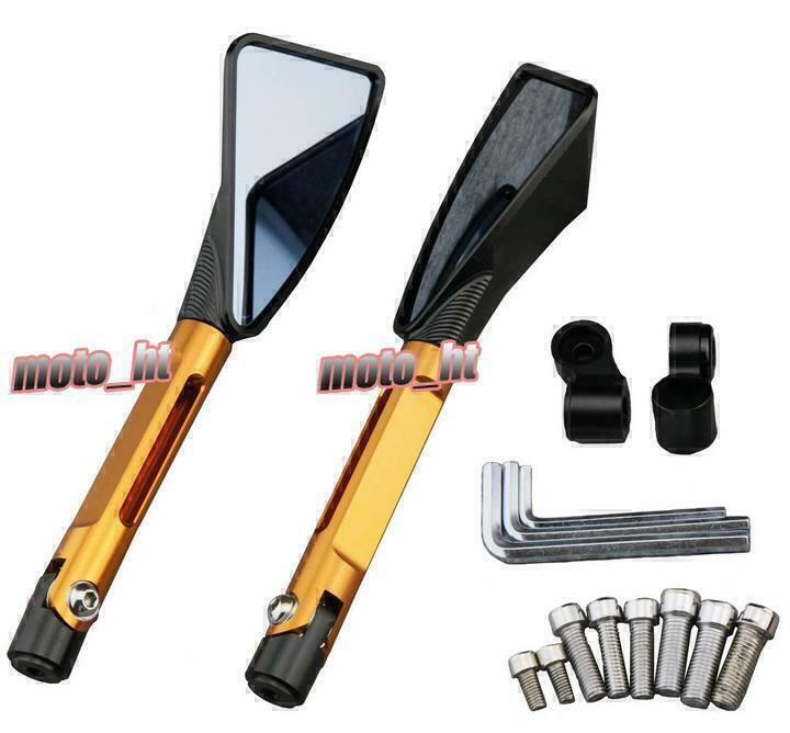 2pcs Side Rear View Mirrors Fit CB600F Hornet / CBF600 / CB400 / CBR125R Q