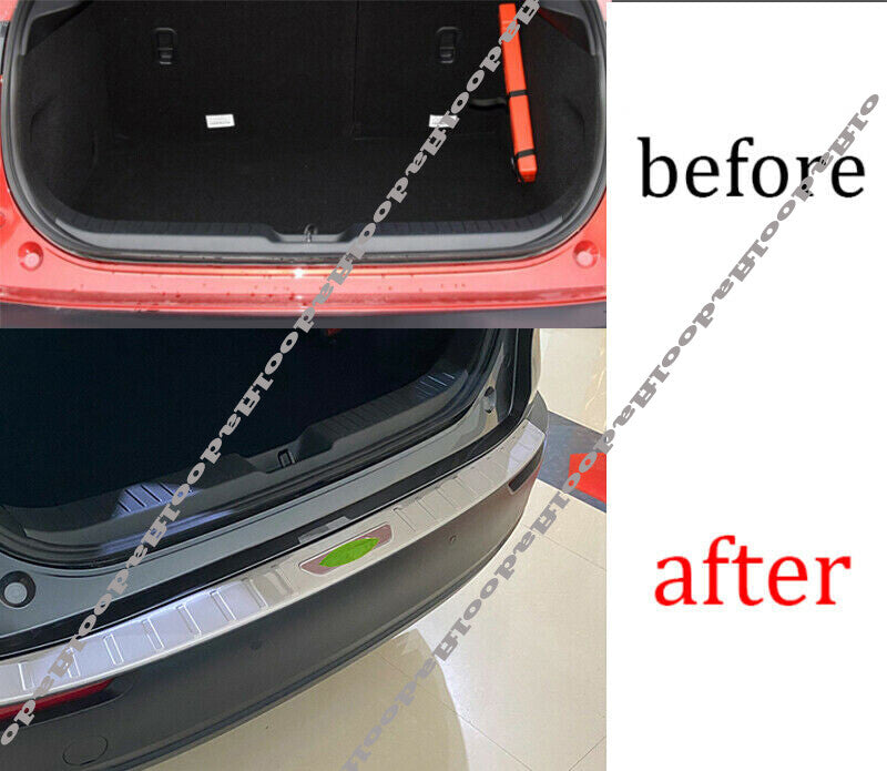 for Mazda CX-30 2020-2022 Stainless Outer Rear Bumper Protector Sill Plate Cover