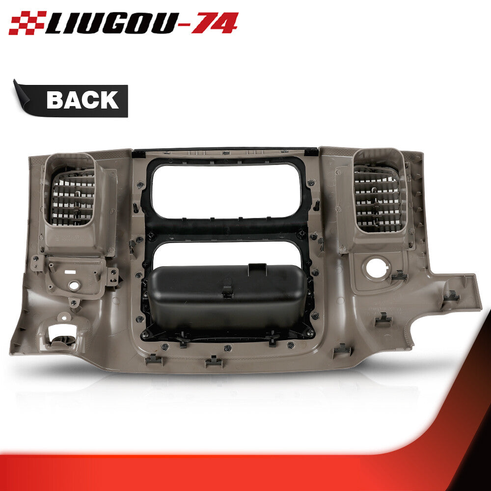 Suitable for 02-05 for Dodge for Ram Beige Dash radio panel climate decoration panel ventilation storage- v