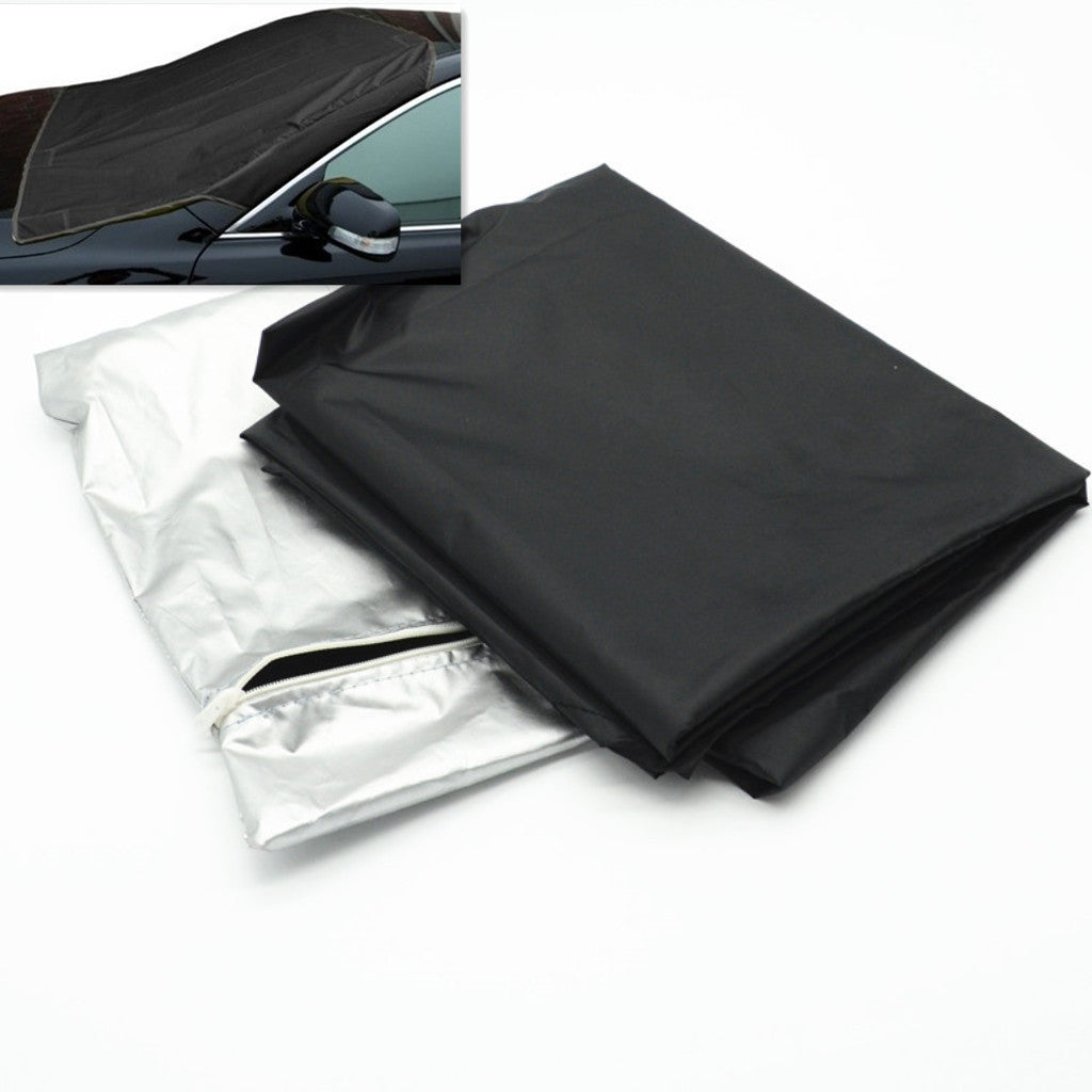 1x Car Windshield Cover Snow Prevent Frost Protector Shield Magnet Tarp