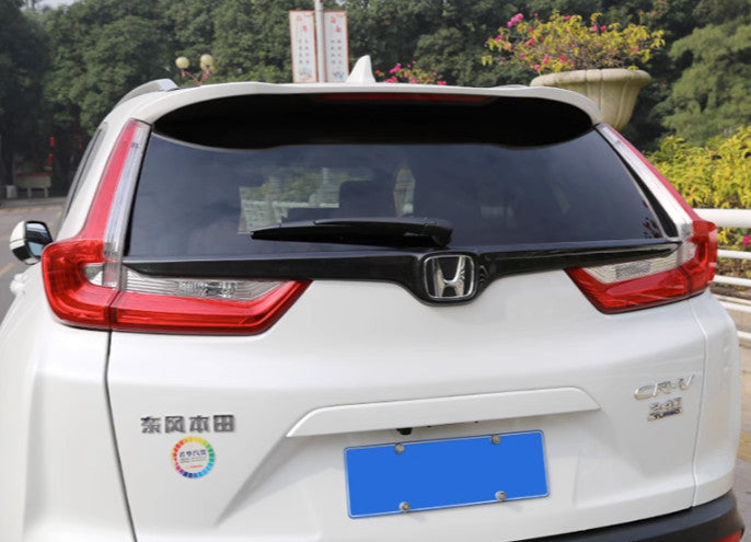 ABS BLACK Rear Door Car Logo Frame Cover Trim Fit for Honda CR-V CRV 2017-2022 B n