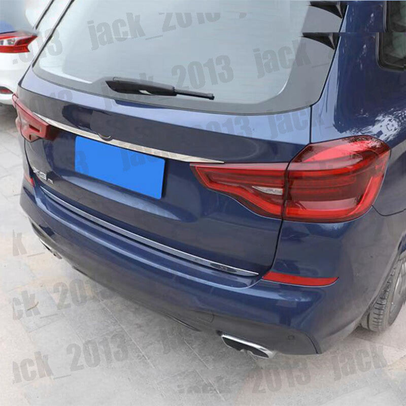steel Moulding Tail Trunk Lid Cover Trim for BMW X3 G01 2018-2023 Accessories