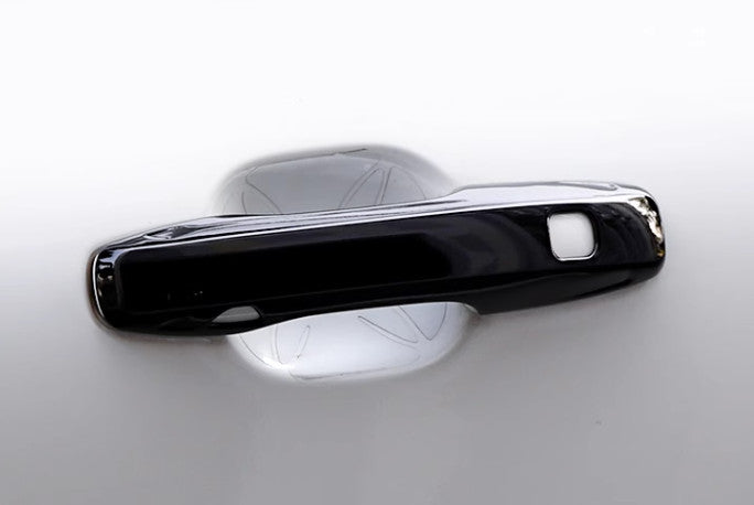 for Volvo XC60 2018-2024 Glossy Black ABS Exterior Side Door Handle Cover Trims