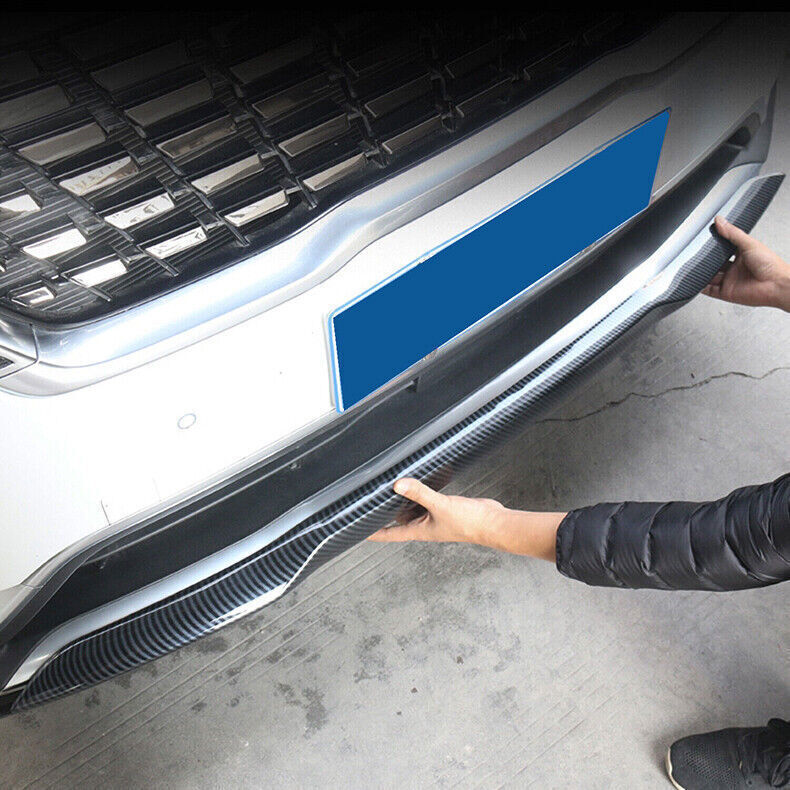 for Kia Carnival 22-24 Carbon Fiber Style Front Bottom Bumper Lid Cover Trim 1X
