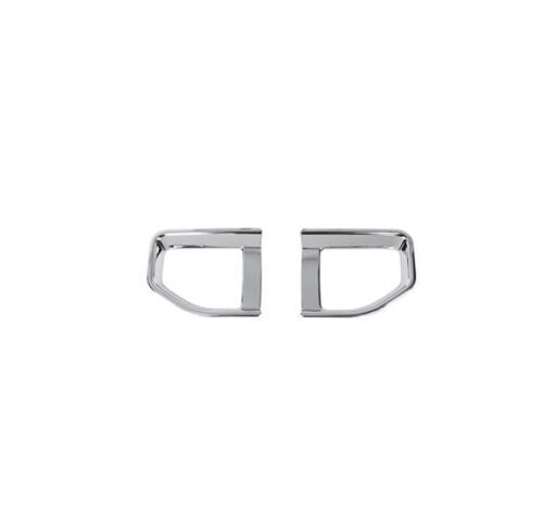 2PCS Cover Trim Chrome Rear Fog Light Lamp ABS for Jeep for Wrangler JL 2018-2020