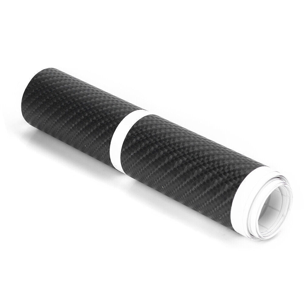 4D Scuff Plate Door Sill Cover Panel Step Protector Sticker Car Carbon Fiber Car