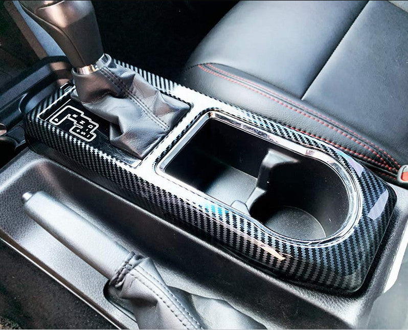 Carbon fiber console shift panel trim suitable for Toyota Tacoma 2016 - 2023