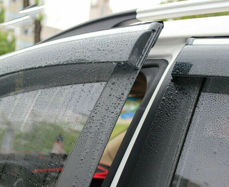 for Mazda CX-5 2012-2016 Car Window Visors Sun Rain Guard Deflectors W/Chrome