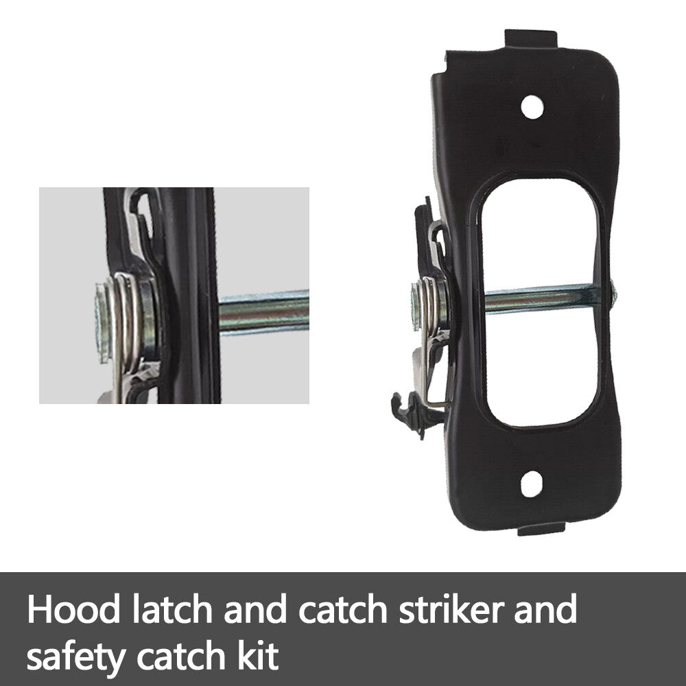 Hood Lock and Safety Bar Safety Lock Set for Dodge for Ram 1500 2500 3500