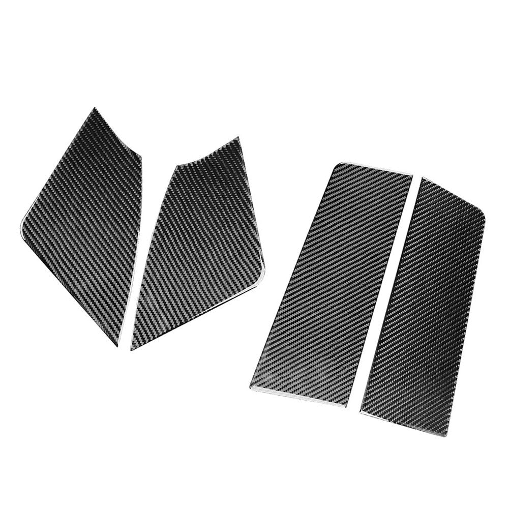 Carbon Fiber Black Door Panel Cover Trim for Subaru WRX STI 2015-2021